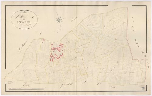 VIDELLES. - Section A : Eglise (l'), 3e feuille. 