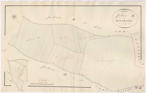 VIDELLES. - Section B : Montmoyen, 2e feuille. 