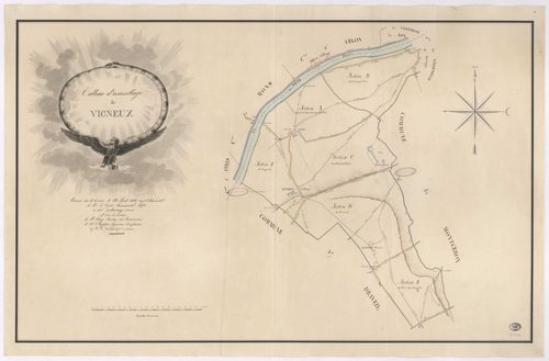 VIGNEUX-SUR-SEINE. - Plan d'assemblage. 