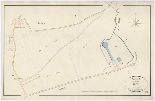 VIGNEUX-SUR-SEINE. - Section C : Château Frayé (le). 