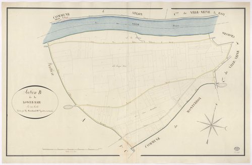 VIGNEUX-SUR-SEINE. - Section B : Longue Raie (la). 