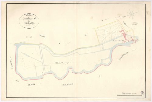 VILLABE. - Section B : Village (le), 4e feuille. 