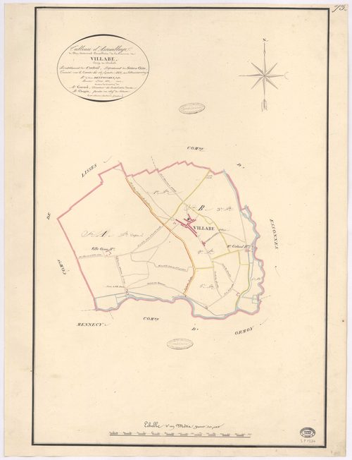 VILLABE. - Plan d'assemblage. 