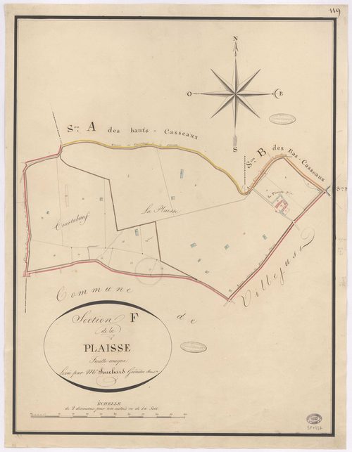 VILLEBON-SUR-YVETTE. - Section F : Plaisse (la). 