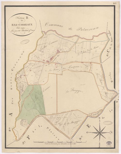 VILLEBON-SUR-YVETTE. - Section B : Bas-Casseaux (les). 