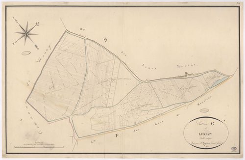 VILLE-DU-BOIS (LA). - Section G : Lunezy. 