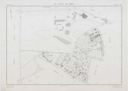 VILLE-DU-BOIS (LA), plans minutes de conservation : tableau d'assemblage,1987, Ech. 1/10000 ; plans des sections F1, H1, 1937, Ech. 1/1250, section AB, 1991, Ech. 1/2000, AC, AD, AE, AH, AI, AK, AL, AM, AN, AO, 1991, Ech. 1/1000, section E3, 1991, Ech. 1/