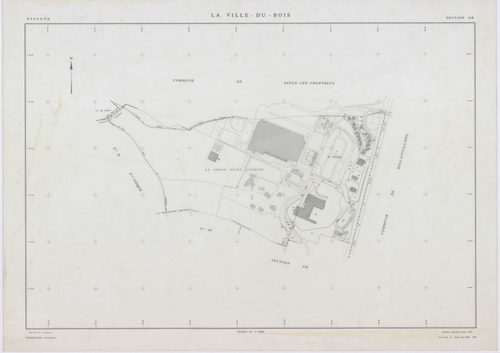 VILLE-DU-BOIS (LA), plans minutes de conservation : tableau d'assemblage,1987, Ech. 1/10000 ; plans des sections F1, H1, 1937, Ech. 1/1250, section AB, 1991, Ech. 1/2000, AC, AD, AE, AH, AI, AK, AL, AM, AN, AO, 1991, Ech. 1/1000, section E3, 1991, Ech. 1/