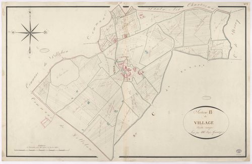 VILLEJUST. - Section B : Village (le). 