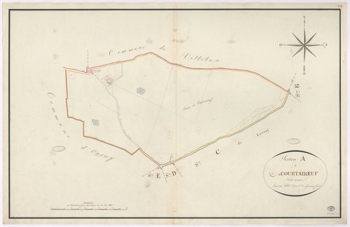 VILLEJUST. - Section A : Courtaboeuf. 