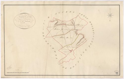 VILLENEUVE-SUR-AUVERS. - Plan d'assemblage. 