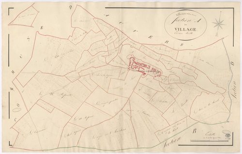 VILLENEUVE-SUR-AUVERS. - Section A : Village (le). 