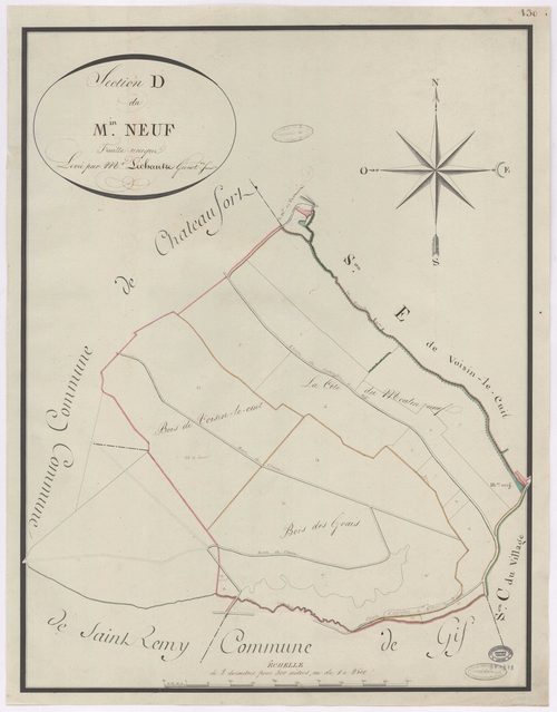 VILLIERS-LE-BACLE. - Section D : Moulin Neuf (le). 