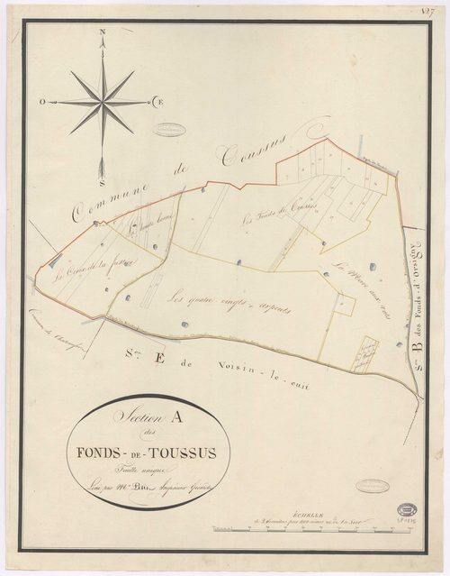 VILLIERS-LE-BACLE. - Section A : Fonds de Toussus (les). 