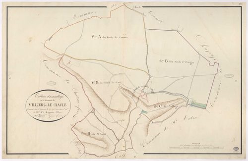 VILLIERS-LE-BACLE. - Plan d'assemblage. 