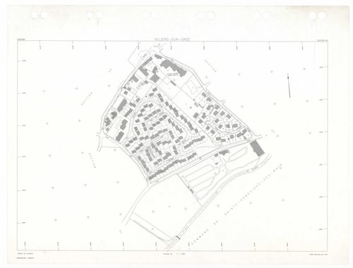 VILLIERS-SUR-ORGE, plans minutes de conservation : tableau d'assemblage,1933, Ech. 1/5000 ; plans des sections Zu, 1953, Ech. 1/2000, sections AA, AB, AE, 1997, Ech. 1/1000, sections AC, AD, 1998, Ech. 1/1000, sections AH, AI, AK, AL, 1999, Ech. 1/1000. P