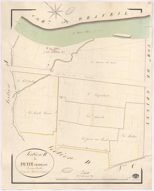 VIRY-CHATILLON. - Section B : Petit Châtillon (le). 