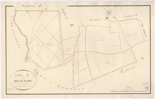 VIRY-CHATILLON. - Section F : Haute Plaine (la). 