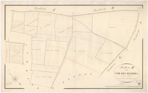 WISSOUS. - Section H : Voie des Molières. 
