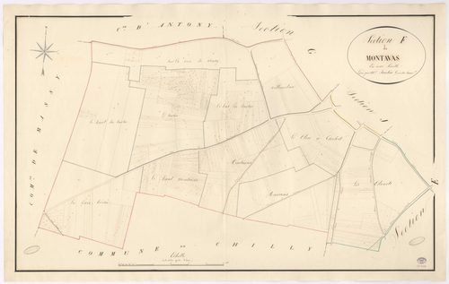 WISSOUS. - Section F : Montavas. 