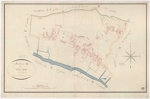YERRES. - Section G : Village (le), 1ère feuille. 