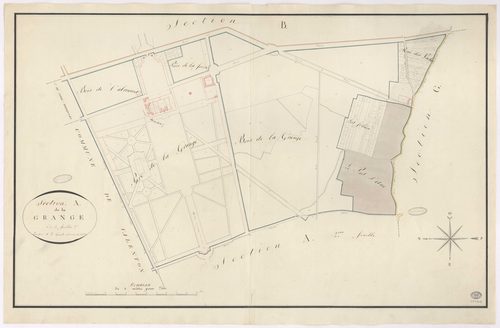 YERRES. - Section A : Grange (la), 2e feuille. 