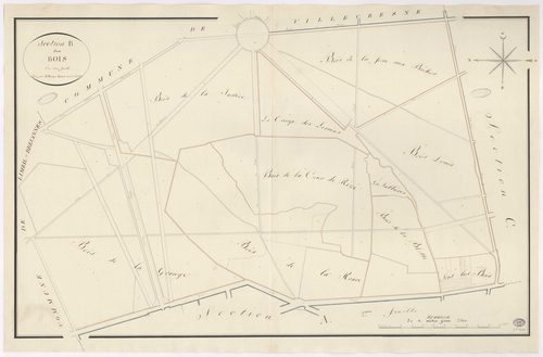 YERRES. - Section B : Bois (les). 