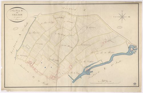YERRES. - Section G : Village (le), 2e feuille. 