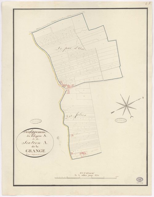 YERRES. - Section A : Grange (la), 3e feuille. 